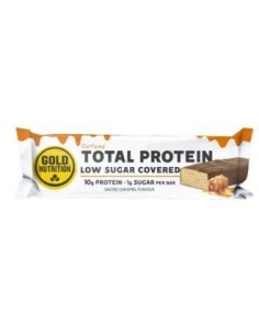Protein Bar Low Sugar Covered Caramelo Salado 15Ud de Gold Nutrition