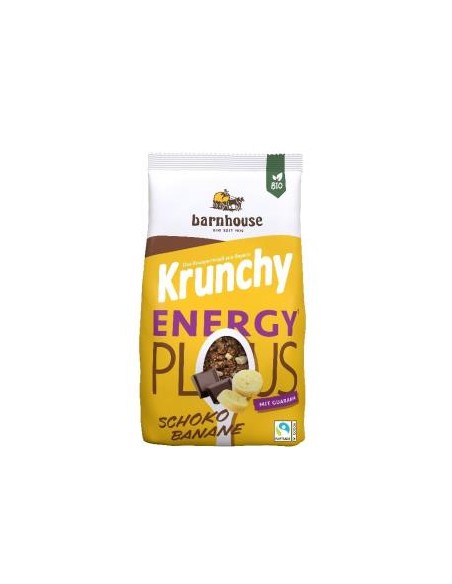 Muesli Krunchy Energy Plus Choco Platano 325 Gr Bio de Barnhouse