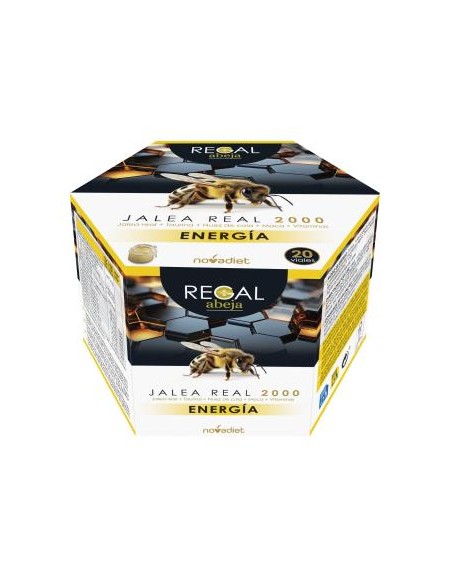 Regal Abeja Energia Jalea Real 2000 20Viales de Novadiet