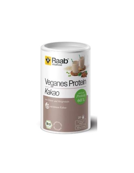 Proteina De Cacao Polvo 400 Gr Bio Vegan Sg de Raab Vitalfood