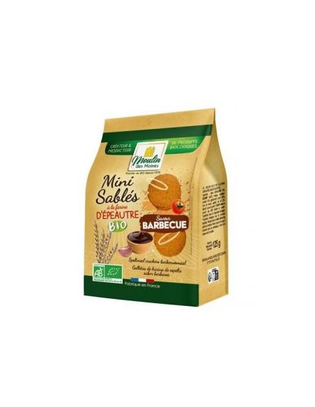 Galletas Saladas Sabor Bbq 125 Gr de Moulin Des Moines
