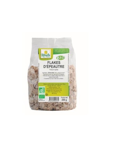 Flakes De Espelta 250 Gr Bio de Moulin Des Moines