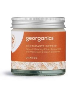 Dentifrico Mineral Naranja  Polvo 60 Ml de Georganics