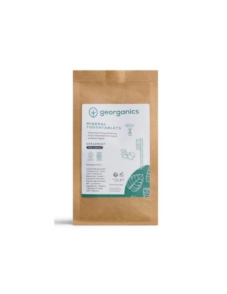 Enjuague Bucal Hierbabuena 720 Pastillas de Georganics