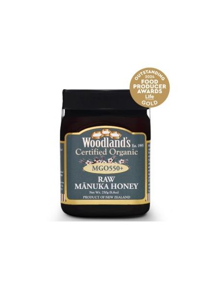 Miel De Manuka Raw Mgo 550+ Monofloral 250Gr Eco de Woodland´S