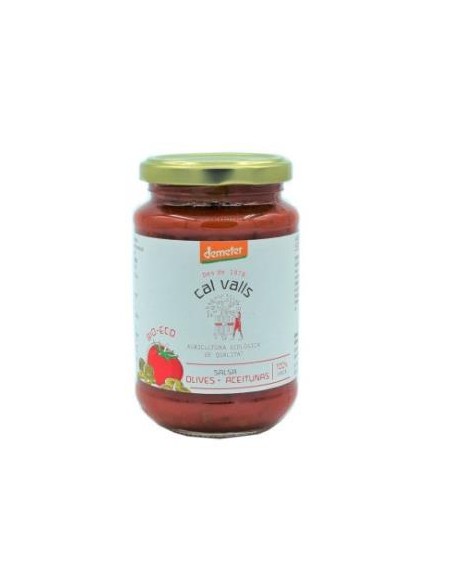 Salsa De Tomate Con Olivas Verdes 350 Gr Demeter de Cal Valls