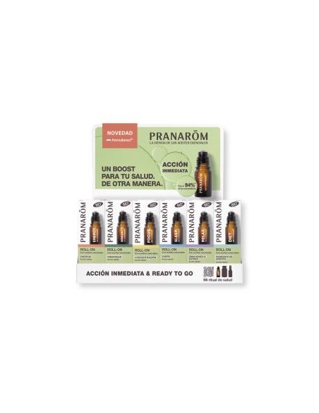 Expo Aromaboost Roll On 6 Ref X 4Ud. de Pranarom P.Acabado