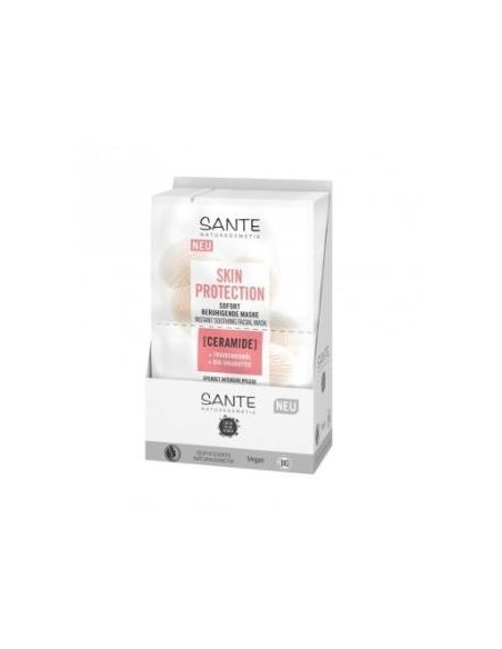 Display Mascarilla Skin Protection Clamante Aceite Almendras de Sante Naturkosmetik