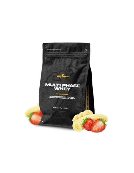 Multi-Phase Whey 1 Kg Fresa-Platano de Bigman