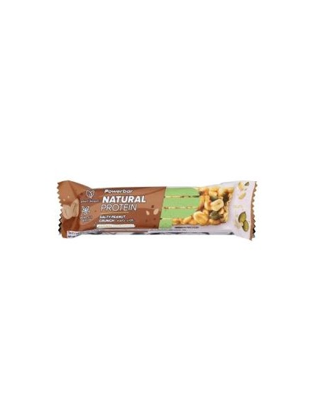 Natural Proteina Salty Peanut Crunch 18Barritas de Power Bar