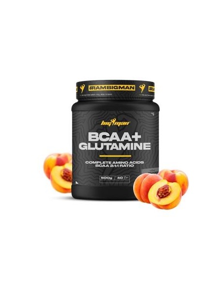 Bcaa + Glutamine 500 Gr Melocoton de Bigman