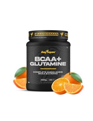 Bcaa + Glutamine 500 Gr Naranja de Bigman