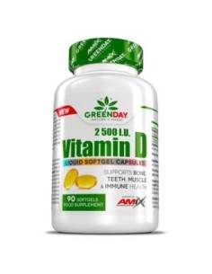 Greenday Vitamin D3 2500 I.U. 90 Caps de Greenday