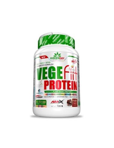 Vegefiit Protein 720Gr Cacahuete-Choco-Caramelo de Greenday
