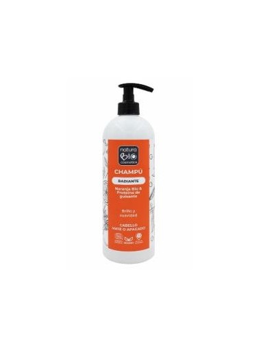 Champu Radiante Naranja-Proteina Guisante740 Ml de Naturabio Cosmetics