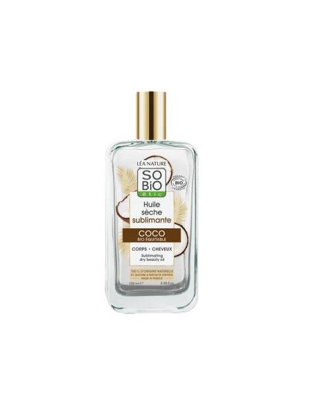 Aceite Seco Cuerpo Y Cabello Coco Bio 100 Ml de So´Bio Etic