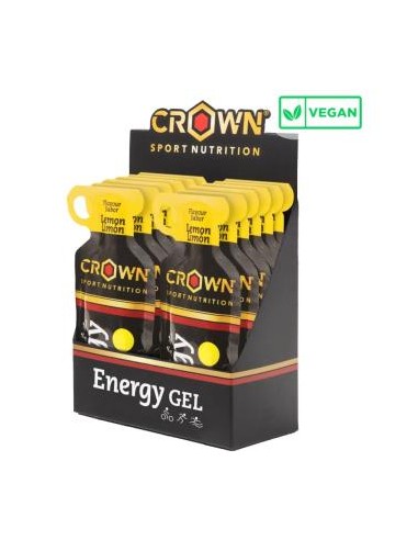 Energy Gel Limon 12 X 40G de Crown Sport Nutrition