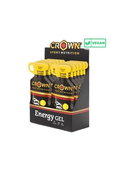 Energy Gel Limon 12 X 40G de Crown Sport Nutrition