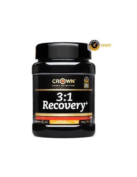 3:1 Recovery+ Vainilla 750 G (15 Porciones) de Crown Sport Nutrition