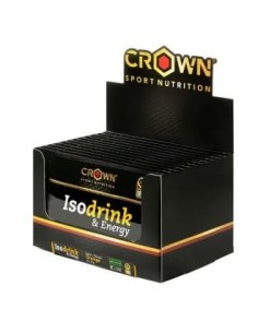 Isodrink & Energy Monodosis Naranja 12 X 32 G de Crown Sport Nutrition