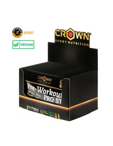 Pre Workout Pro St Monodosis Citrico 12 X 15 G de Crown Sport Nutrition