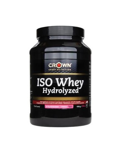 Iso Whey Hydrolyzed Fresa 918 G (34 Porciones) de Crown Sport Nutrition