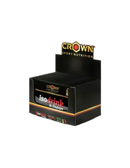 Isodrink & Energy Monodosis Frutos Rojos 12 X 32 G de Crown Sport Nutrition