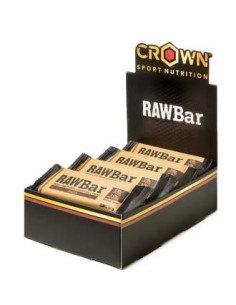 Raw Bar Cacao 12 X 50 G de Crown Sport Nutrition