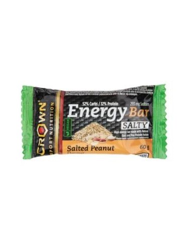 Energy Vegan Bar Salty Peanut 1 X 60 G de Crown Sport Nutrition
