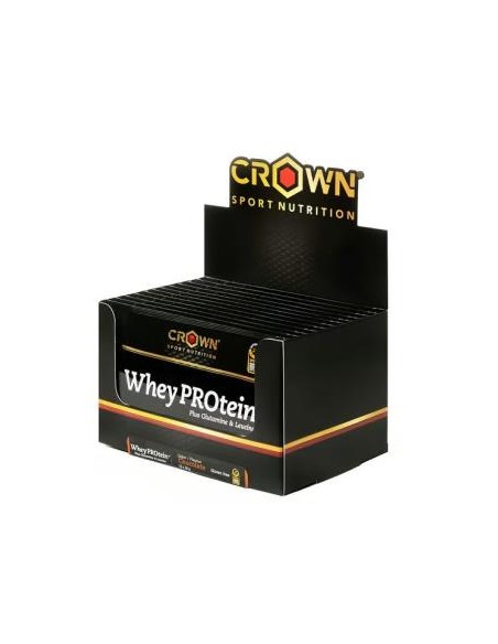 Whey Protein + Monodosis  Choc 10 X 28 G de Crown Sport Nutrition