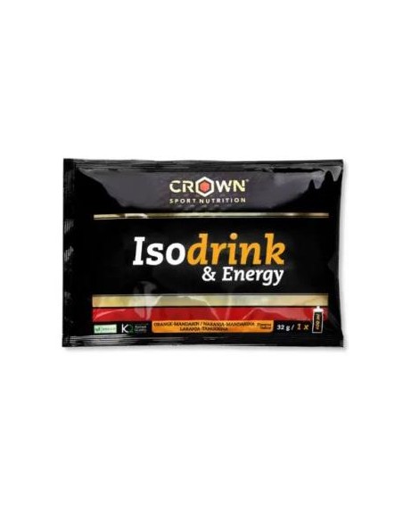 Isodrink & Energy Monodosis Naranja 32 G de Crown Sport Nutrition