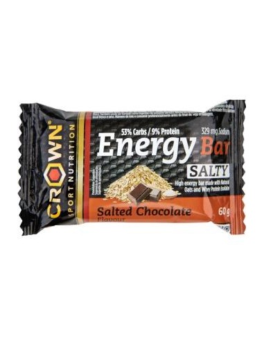 Energy Bar Salty Choc Choc Salado 1 X 60 G de Crown Sport Nutrition
