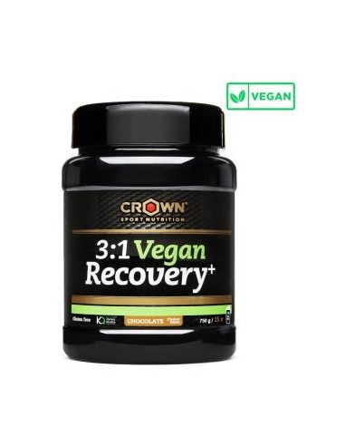 3:1 Vegan Recovery+ Choc 750 G (15 Porciones) de Crown Sport Nutrition