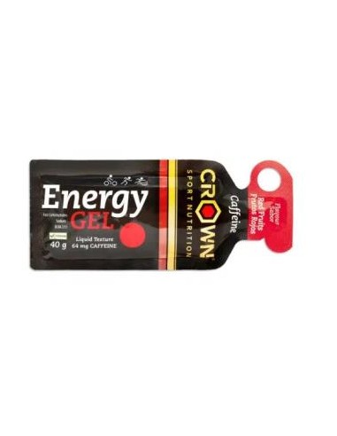 Energy Gel Frutos Rojos + Cafeina 1 X 40G de Crown Sport Nutrition
