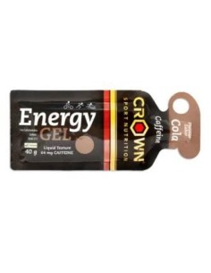 Energy Gel Cola + Cafeina Cola Cafeina 1 X 40G de Crown Sport Nutrition