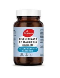 Bisglicinato De Magnesio Con B6 60 Cap Vegan de El Granero