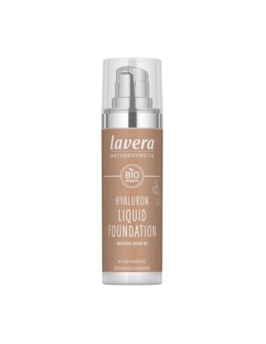 Maquillaje Fluido Hyaluron 05 Natural Beige 30 Ml de Lavera