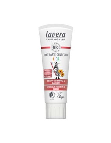 Dentifrico Niños Sin Fluor Calendul- Calcio Lavera 75 Ml  Bi de Lavera