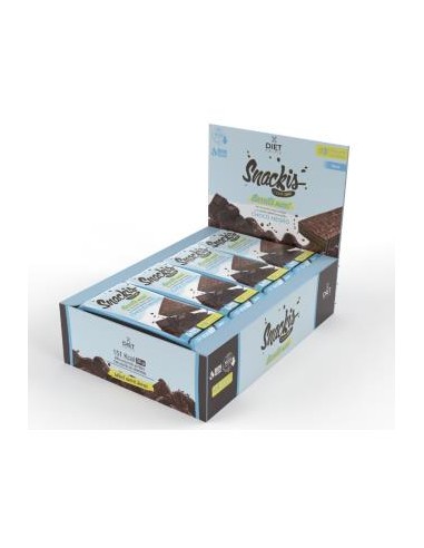 Diet Prime Snackis Compleat Barrita Maxi Choco Negro 12 Uds de Herbora