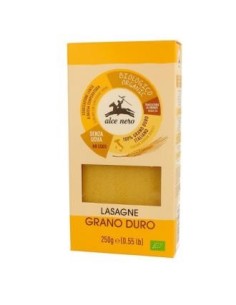 Lasaña De Trigo Duro 250Gr Bio de Alce Nero