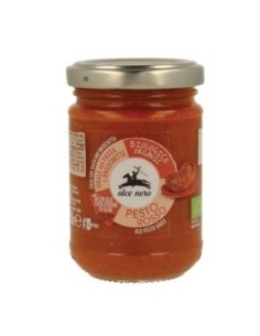 Salsa Pesto Rojo 130Gr Bio de Alce Nero