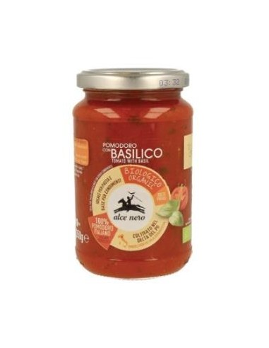 Salsa De Tomate Con Albahaca 350 Gr Bio de Alce Nero