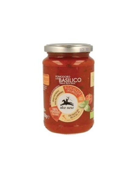 Salsa De Tomate Con Albahaca 350 Gr Bio de Alce Nero