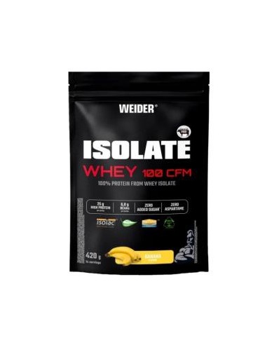 Weider Isolate Whey 100 Cfm Banana 420Gr. de Weider
