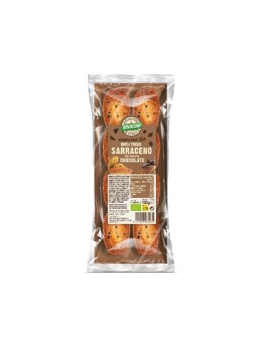 Madalenas De Trigo Sarraceno Chips Choco 180 Gr Bio de Biocop