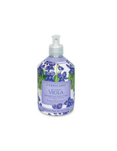 Acorde Violeta Hojas Detergente Manos Y Cuerpo Edicion Limit de L´Erbolario