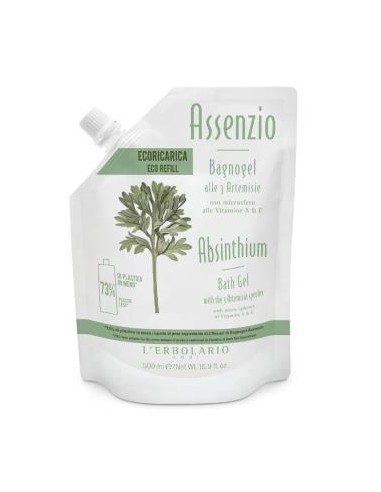 Assenzio Eco Recarga Gel De Baño 500 Ml de L´Erbolario