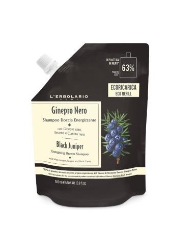 Enebro Negro Eco Recarga Gel De Baño 500 Ml de L´Erbolario