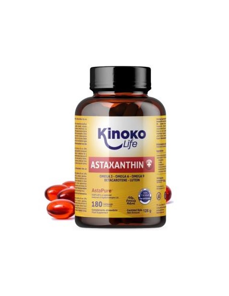 Astaxantina Plus 180 Cap. de Kinoko Life