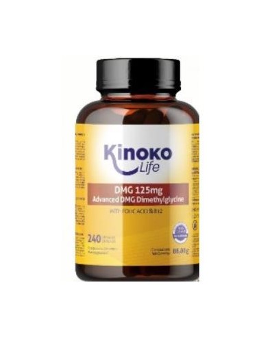 Dmg Advanced (N-Dimetilglicina) 125Mg Acido Folico-B12 240 C de Kinoko Life